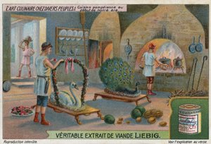 ポンペイのローマ時代のキッチン 作： European School